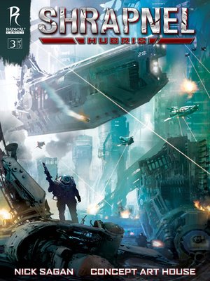 cover image of Shrapnel: Hubris, Issue 3